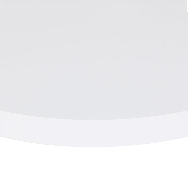 Midtown 45" White Round Compound Wood Tabletop