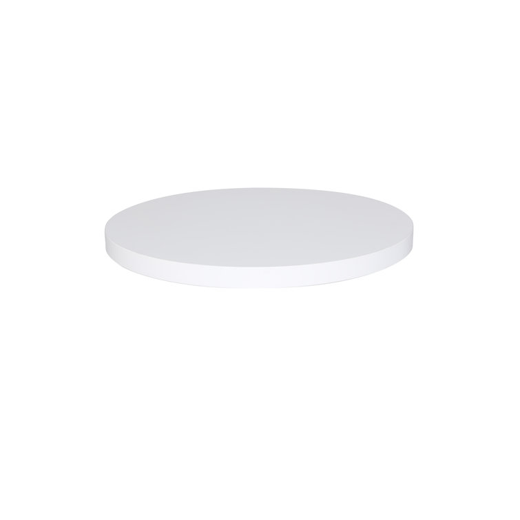 Midtown 45" White Round Compound Wood Tabletop