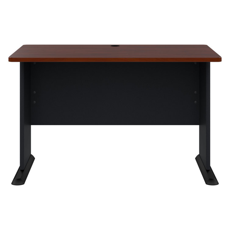 Hansen Cherry and Galaxy Executive Desk with Keyboard Tray