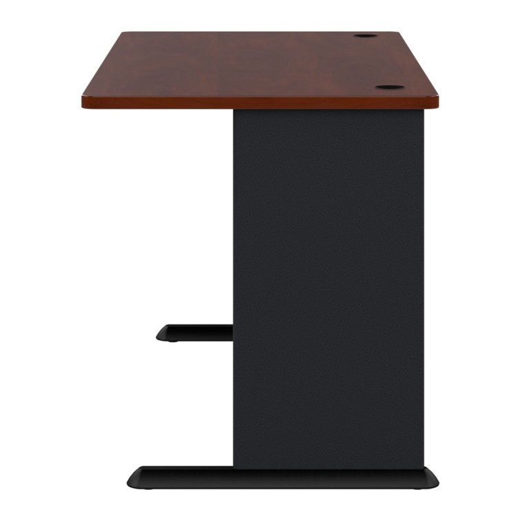 Hansen Cherry and Galaxy Executive Desk with Keyboard Tray