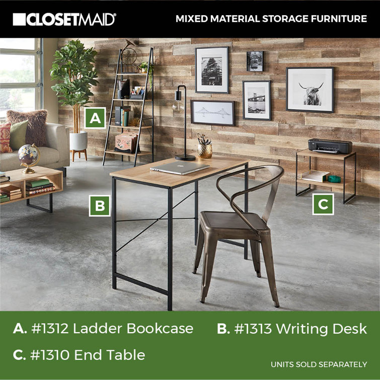 Sleek Tribeca Mixed Material Console Table with Storage