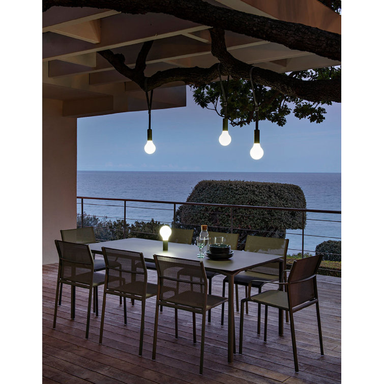 Anthracite Adjustable Cordless Aluminum LED Lamp