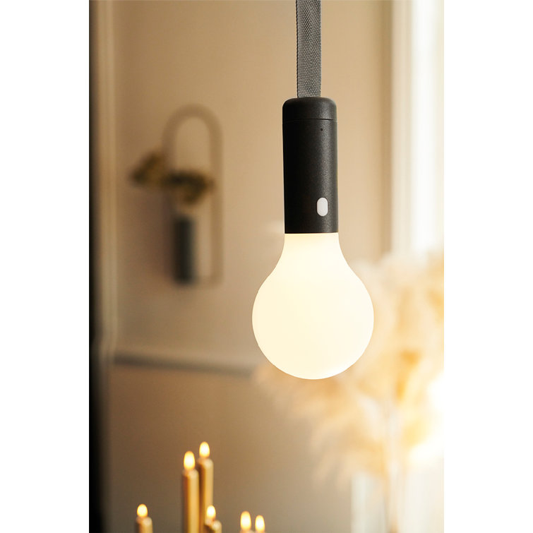 Anthracite Adjustable Cordless Aluminum LED Lamp
