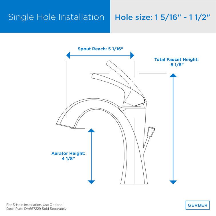 Satin Black Metal Single Handle Bathroom Faucet