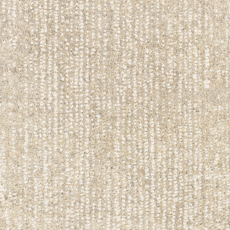 Ivory Handmade Wool Tufted Rectangular Area Rug 9' x 12'