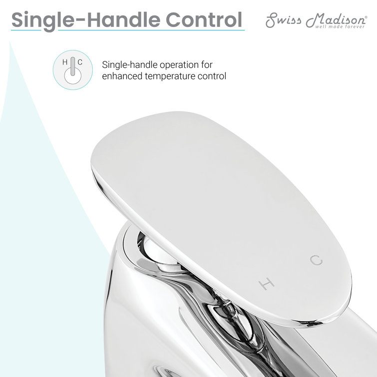 Sublime Chrome Single-Handle Bathroom Faucet