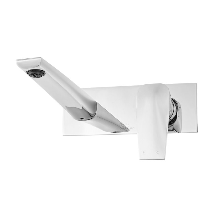 Monaco Chrome Single-Handle Wall-Mount Bathroom Faucet