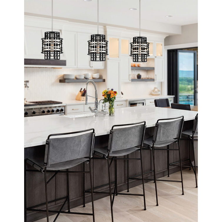 Preston Brushed Nickel Mini Pendant Light