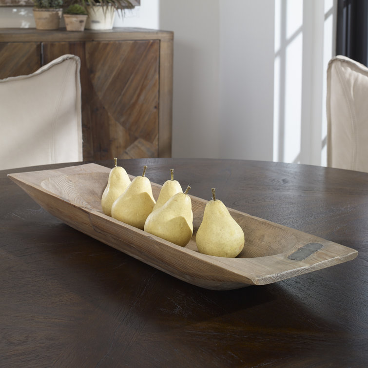 Weathered Brown Reclaimed Wood Decorative Tray