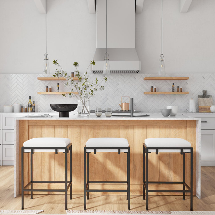 Black and Clear Glass Single Pendant Light with Adjustable Rod