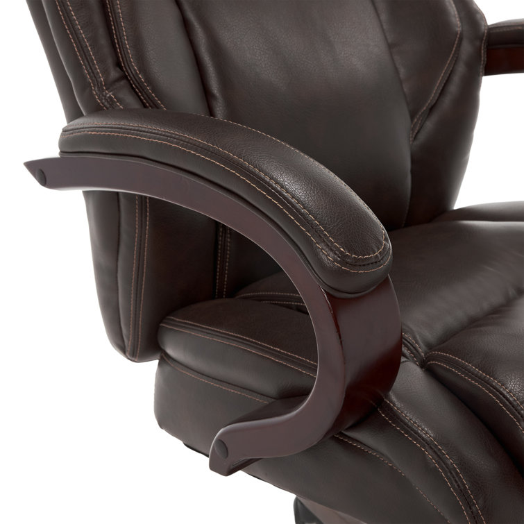 Brown Leather High Back Swivel Executive Office Chair