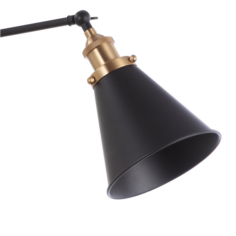 Rover 30.5'' Adjustable Arm Metal LED Wall Sconce, Black Satin Finish