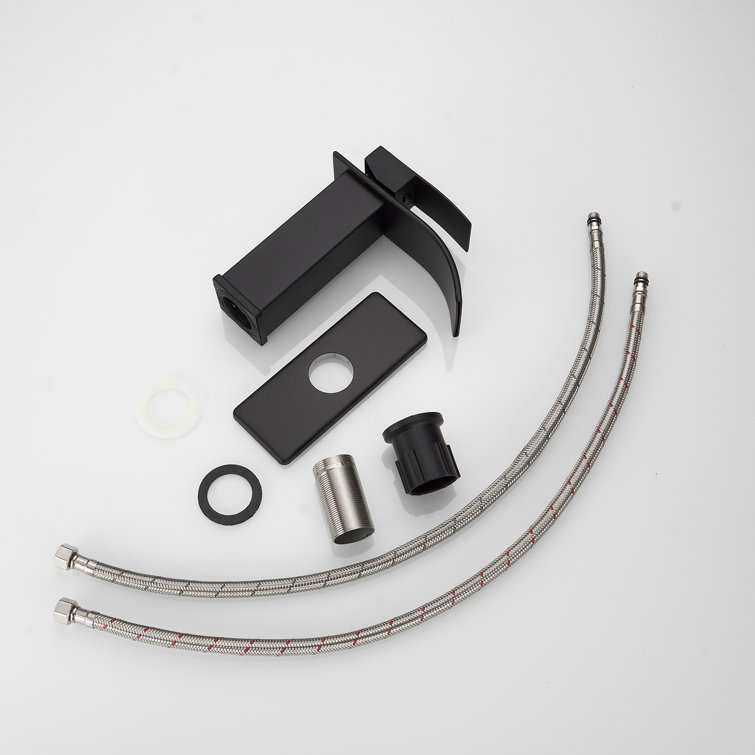 Matte Black Stainless Steel Single Handle Bathroom Faucet