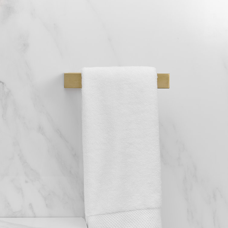 Brushed Gold Stainless Steel Wall Mounted Towel Rack Set