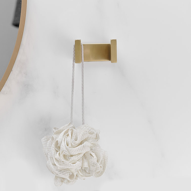 Brushed Gold Stainless Steel Wall Mounted Towel Rack Set