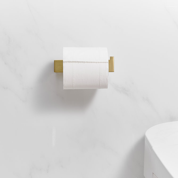 Brushed Gold Stainless Steel Wall Mounted Towel Rack Set