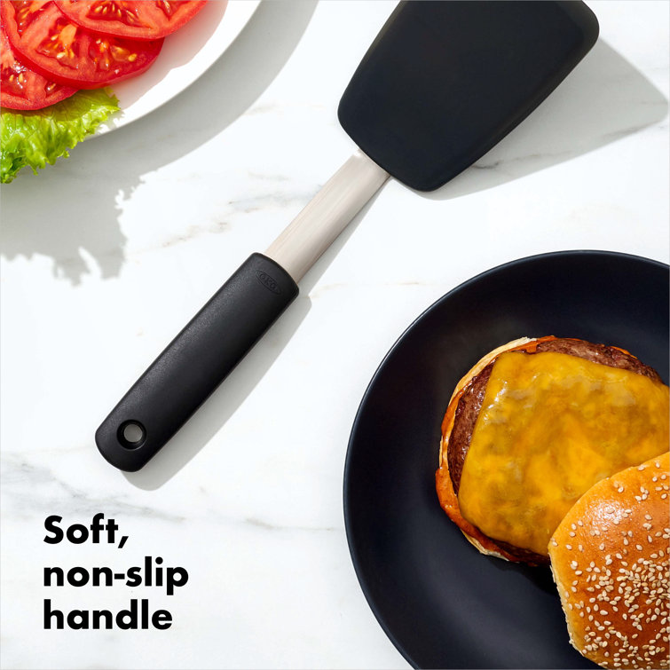 OXO Good Grips Black Silicone Flexible Turner