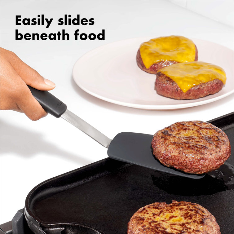 OXO Good Grips Black Silicone Flexible Turner