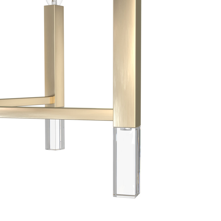 Alturas Gold Crystal 5-Light Candle Chandelier