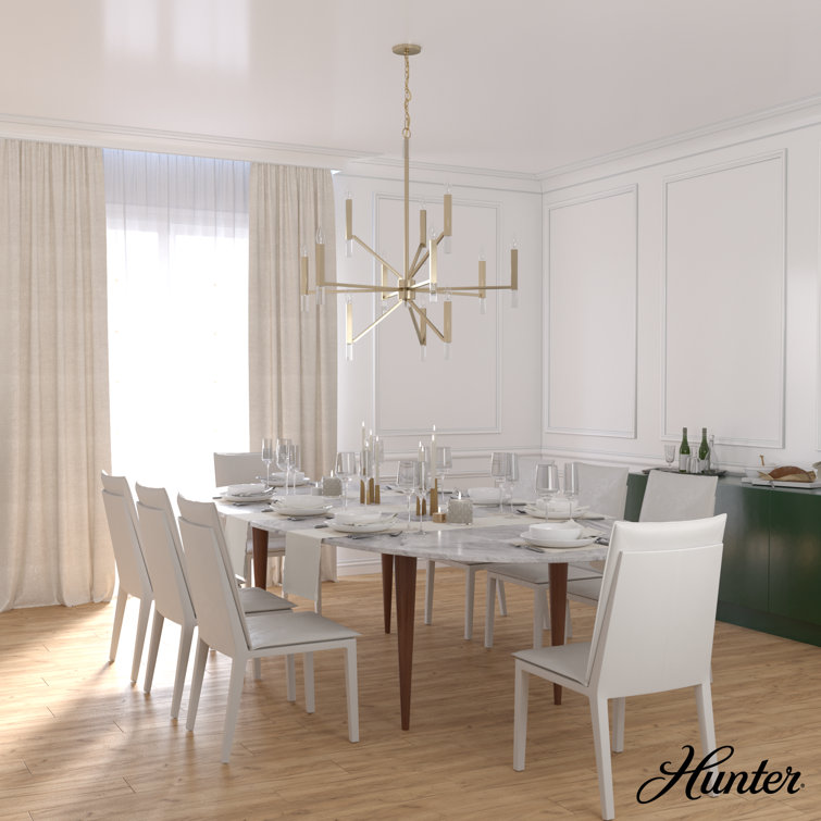 Alturas Gold 12-Light Crystal 3-Tier Chandelier