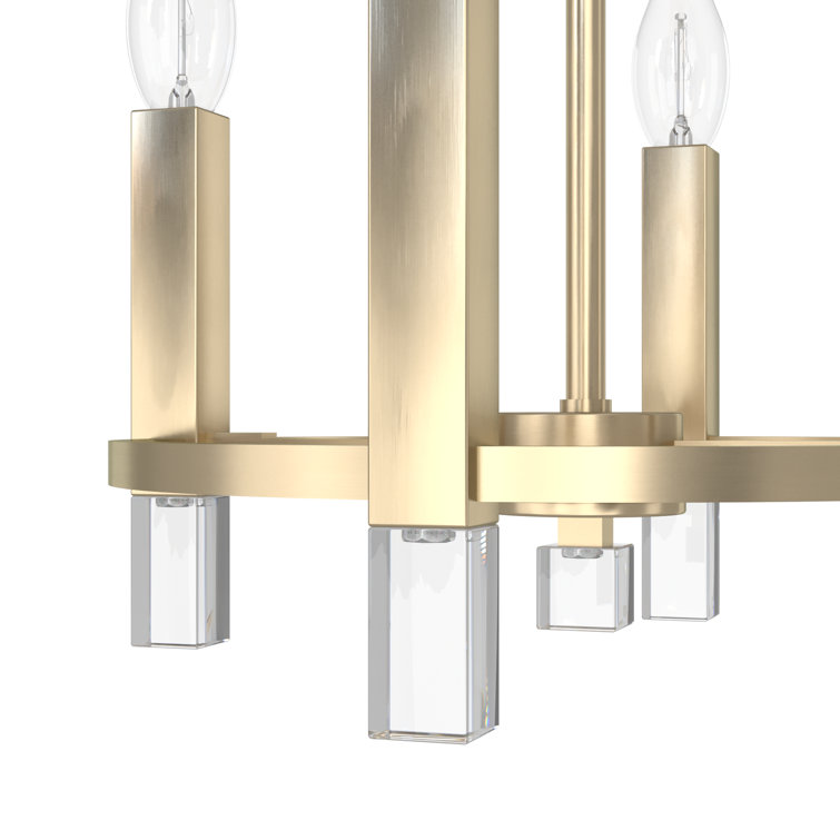 Alturas Gold Semi-Flush Ceiling Light for Indoor/Outdoor Use