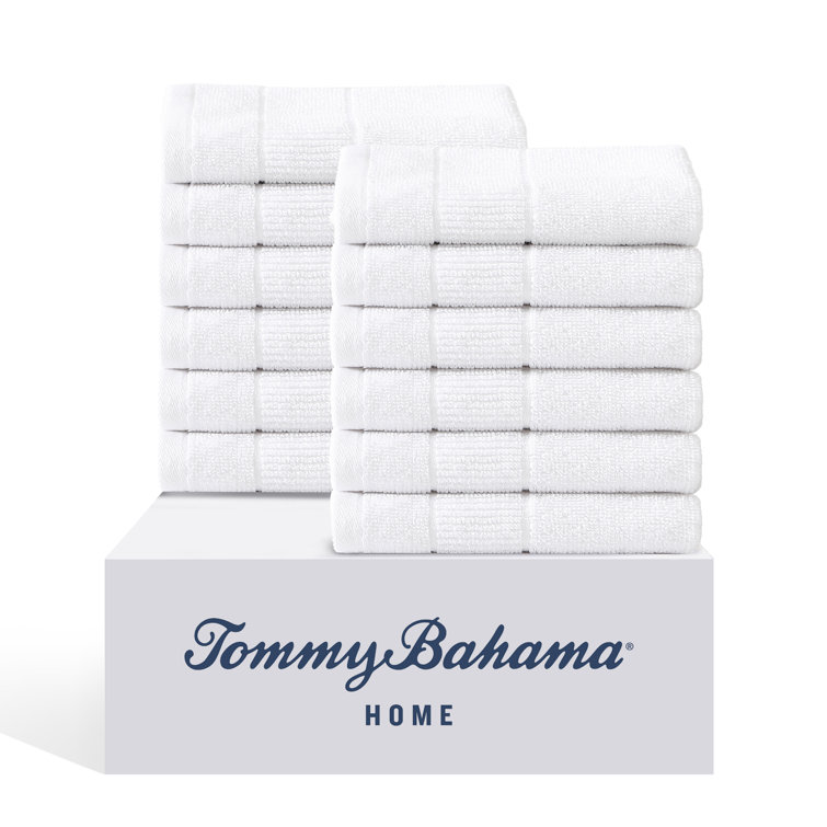 White Cotton Fast-Drying 2-Piece Washcloth Set