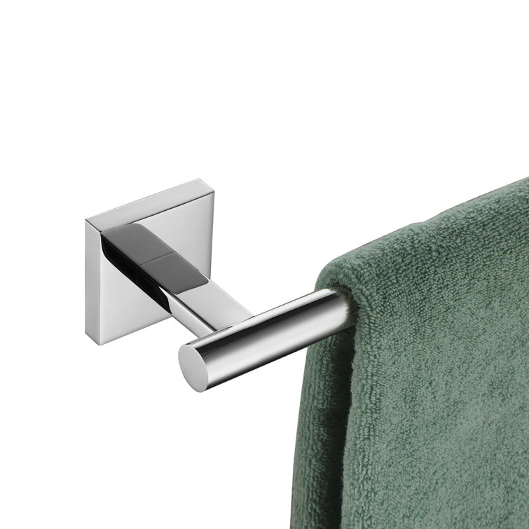16'' Polished Chrome Stainless Steel Wall Mounted Towel Bar