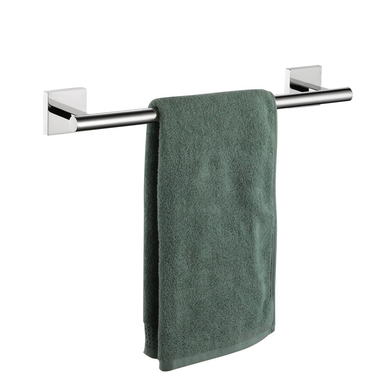 16'' Polished Chrome Stainless Steel Wall Mounted Towel Bar