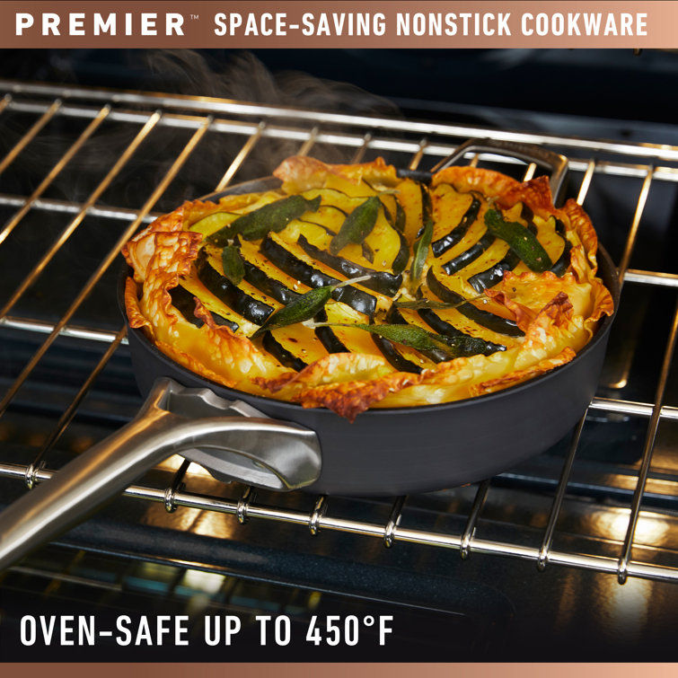Calphalon Premier Hard-Anodized Nonstick 5-Quart Saute Pan with Lid