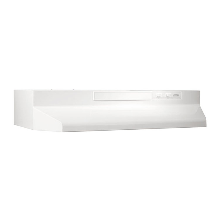 Broan-NuTone 36" White Steel Convertible Under Cabinet Range Hood