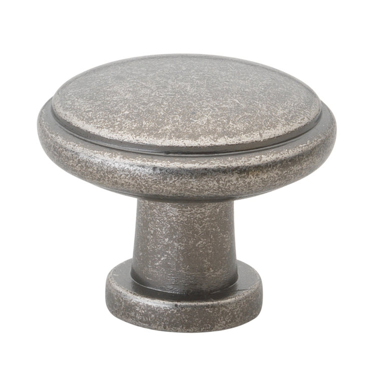 Weathered Nickel Round Cabinet Knob Multipack