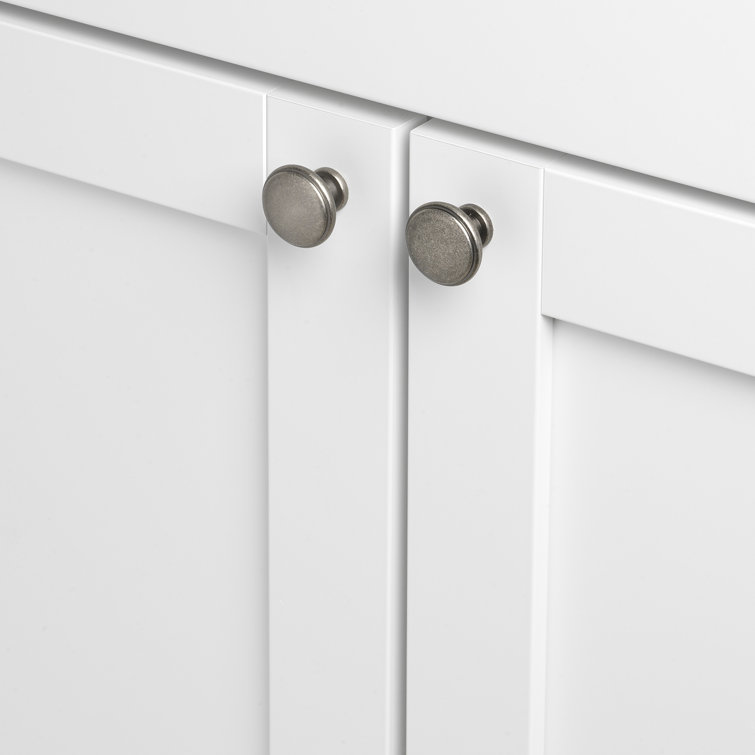Weathered Nickel Round Cabinet Knob Multipack