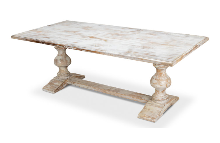 Haverhill Cottage White Extendable Rectangular Dining Table