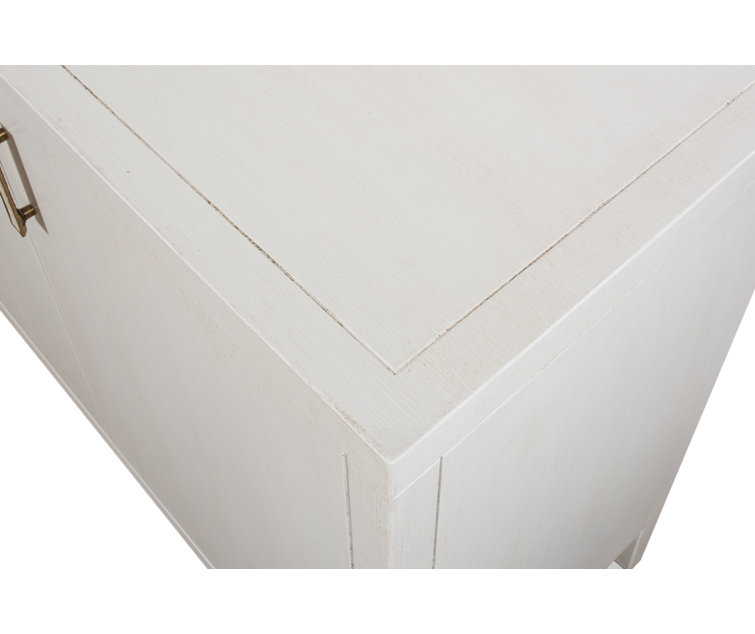 Cortina 80'' White Contemporary Sideboard with Adjustable Shelves