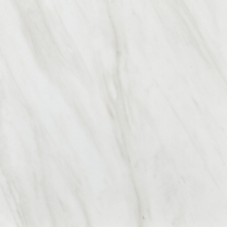 Timeless White 12" x 12" Polished Porcelain Marble Look Tile