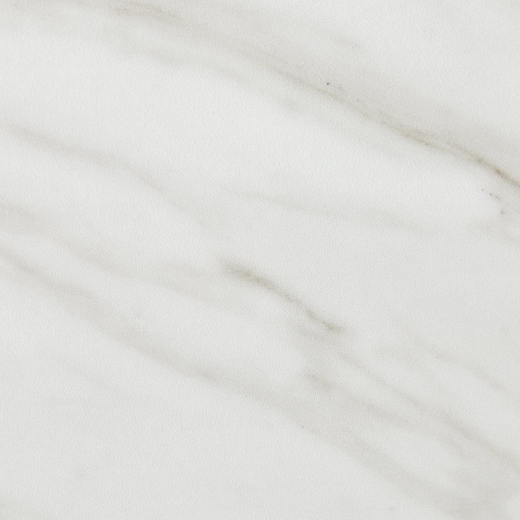 Timeless White 12" x 12" Polished Porcelain Marble Look Tile