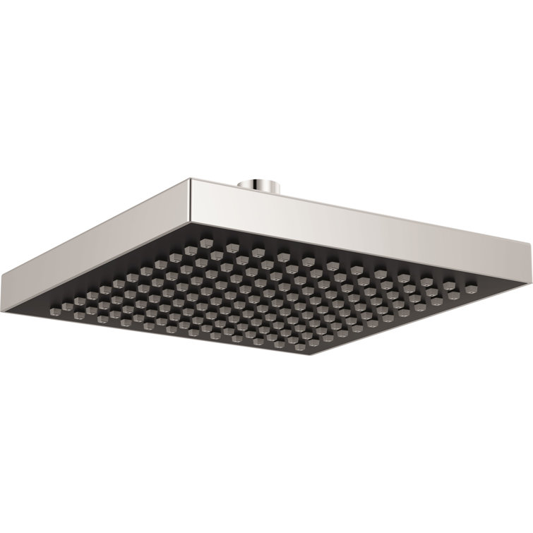 Chrome 8" Square Wall Mounted Rain Shower Head