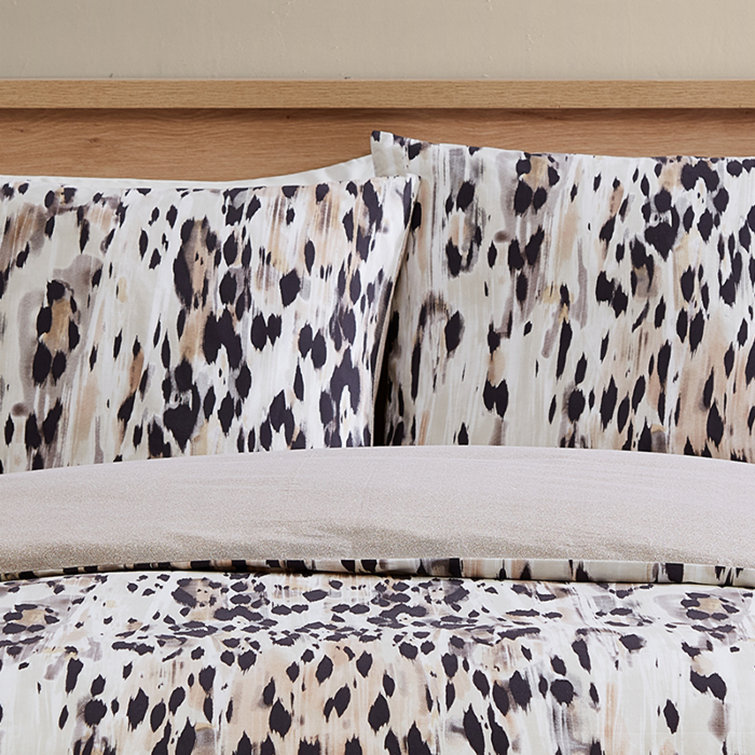 King Size Brown Reversible Cotton Comforter Set