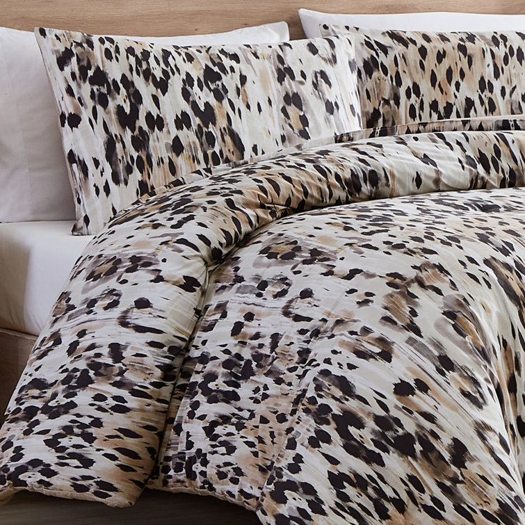 King Size Brown Reversible Cotton Comforter Set