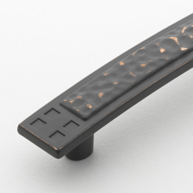 Oil Rubbed Bronze Hammered Mission Style Cabinet Pull