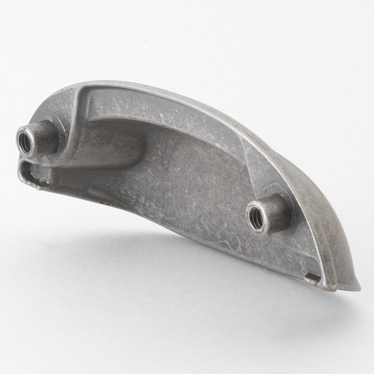 2 1/2" Weathered Nickel Cup Pull with Mounting Hardware