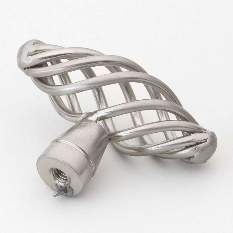 2" Satin Nickel Oval Birdcage Cabinet Knob Multipack