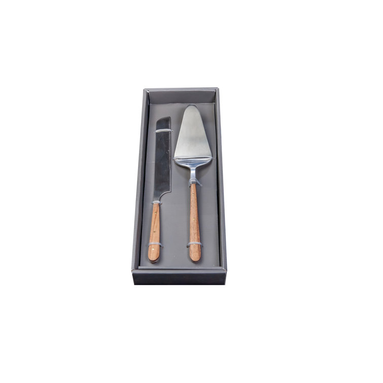 Coso 2 Piece Stainless Steel Cake Serving Set