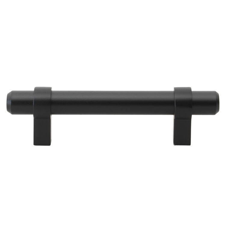 Matte Bronze Modern Bar Pull with Mounting Hardware