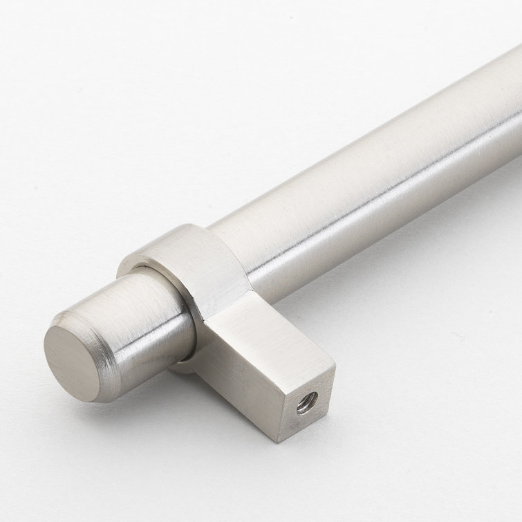 3-Inch Brushed Steel Modern Bar Pull