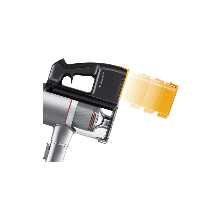 Silver Cordless Stick Vacuum with Kompressor Technology