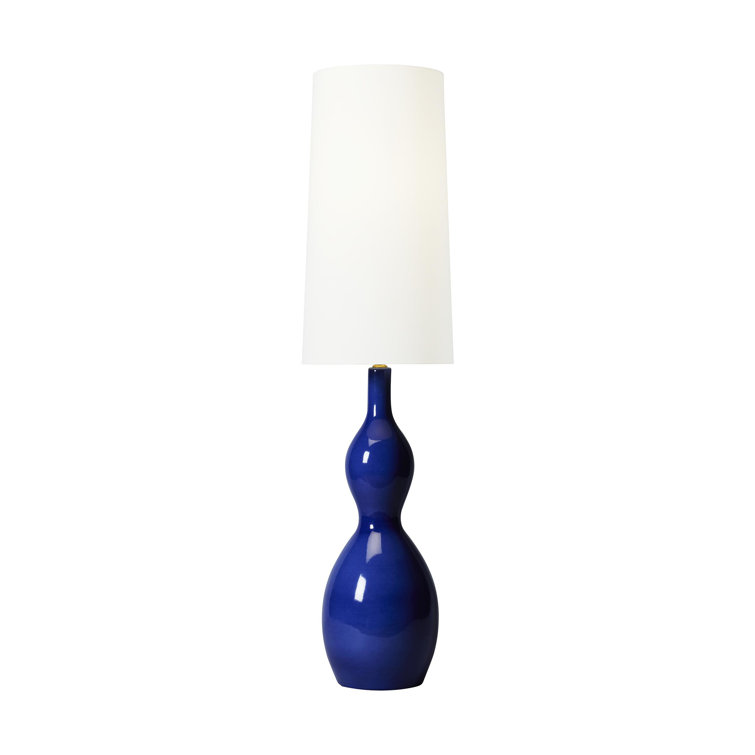 Antonina 58'' Blue Celadon Finish Floor Lamp