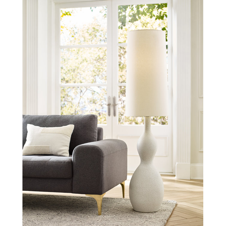 Antonina 58'' Blue Celadon Finish Floor Lamp
