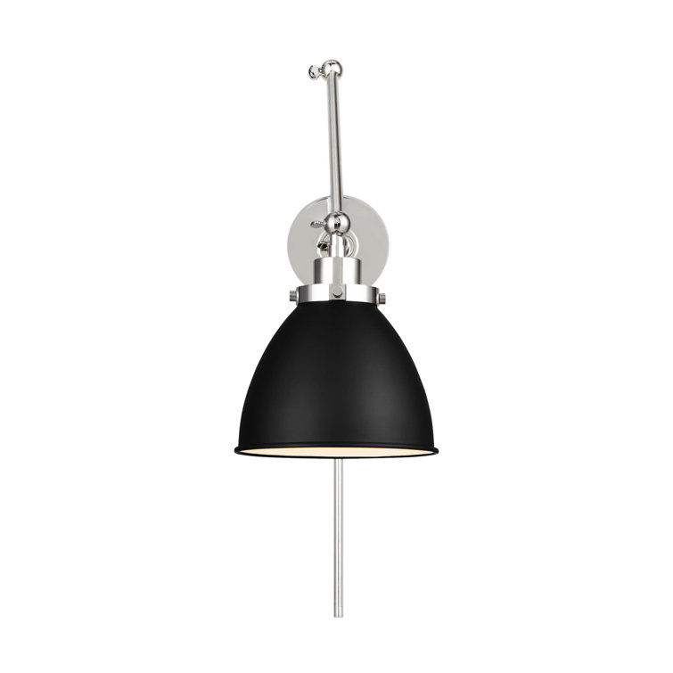 Burnished Brass Steel Dimmable Single Light Wall Sconce