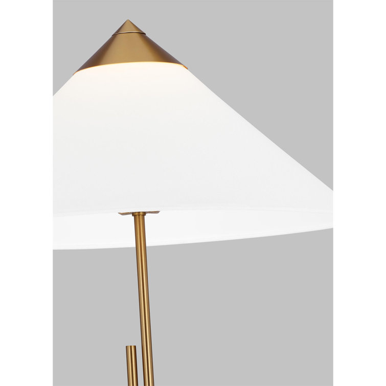 Franklin Adjustable Pharmacy Floor Lamp in Burnished Brass